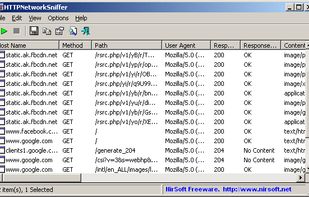 HTTPNetworkSniffer screenshot 1