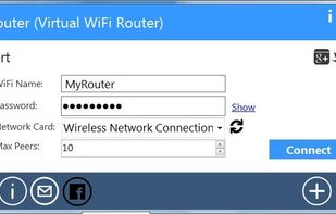Virtual Wifi Router - MyRouter screenshot 1