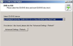 Free DVD ISO Maker screenshot 1