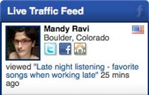 Feedjit screenshot 1