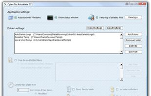 Cyber-D's AutoDelete screenshot 1