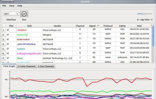 LinSSID screenshot 1