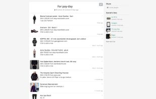 Easily organize and share your wish list.