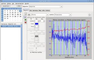 Pytrainer screenshot 1