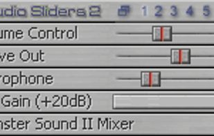 Various modes of the control panel.
