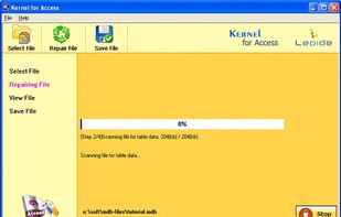 Kernel for Access Repair screenshot 1