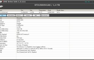 DHE DriveInfo screenshot 1