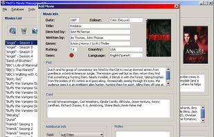 Add Movie Window (Look and Feel: JGoodies Plastic 3D) 