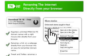 Renaming The Internet - Now with IE, later also with Firefox addon