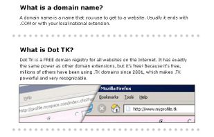 What is Dot TK?