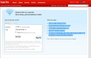 Subscription Page