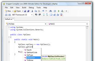 Snippet Compiler screenshot 1