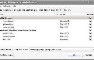 Adblock Plus Pop-up Addon screenshot 1