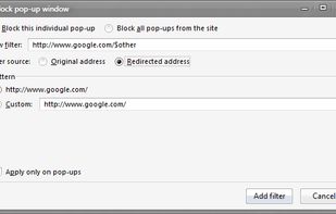 Adblock Plus Pop-up Addon screenshot 2