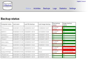 UrBackup screenshot 1