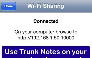 Trunk Notes screenshot 2