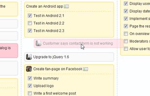 Built for speed. Get things done, quickly. That's the way we think it should be when working with a lean project management tool. Add, delete, move or reorder your tasks without experiencing any frustrating loading times.
