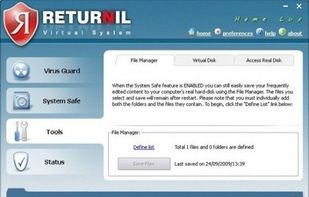 Returnil screenshot 1