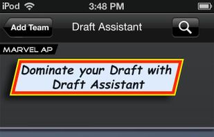 Fantasy Football Draft Assistant screenshot 1