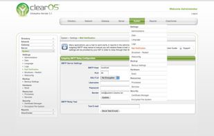 ClearOS screenshot 2