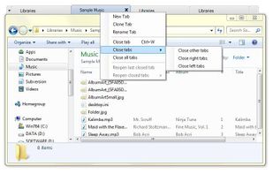 TabExplorer screenshot 2