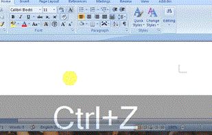 Keystroke visualization
