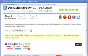 WebClientPrint for ASP.NET screenshot 1