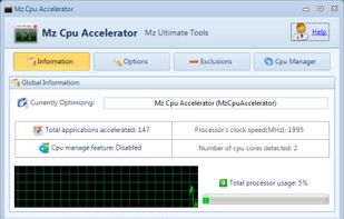 Mz CPU Accelerator screenshot 1