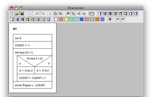 Structorizer 3.00 running on Mac OSX 