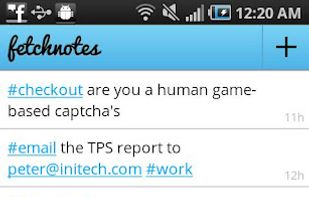 Fetchnotes on Android