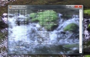 Gregs DOS Shell (GS.EXE) screenshot 1