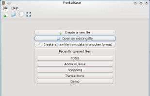 PortaBase screenshot 2