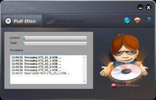 The copying process.