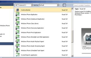 Apache Cordova screenshot 1