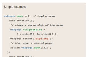 SlimerJS screenshot 1