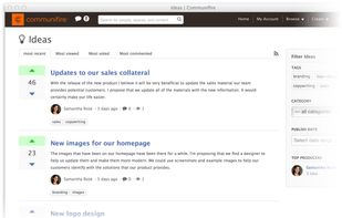 Communifire screenshot 1