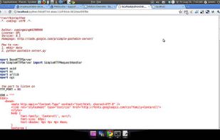 simple-pastebin-server screenshot 1