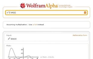 Wolfram Alpha screenshot 1