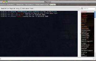 MacIrssi screenshot 1