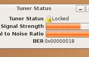 Tuner status window.