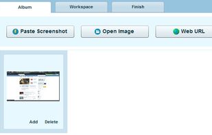 Paste Screenshot into Pixtick