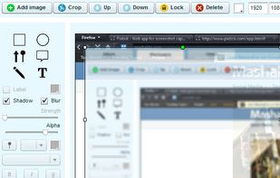 Two screenshots in one canvas on Pixtick
