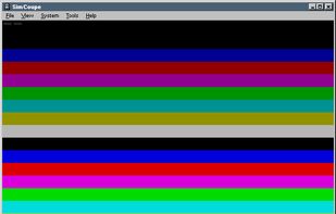 SimCoupe screenshot 1