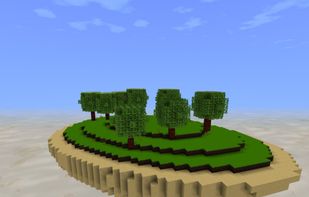 A small floating isle.