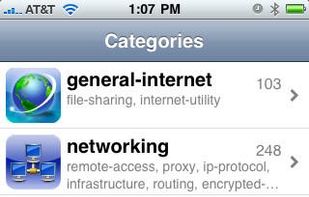 Palo Alto Networks Applipedia screenshot 1