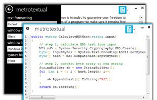 MetroTextual screenshot 1
