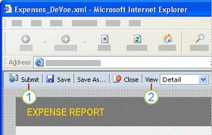 InfoPath screenshot 1