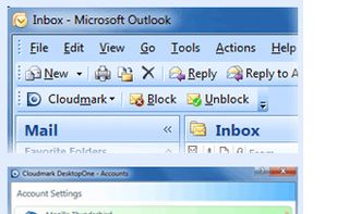 Cloudmark DesktopOne screenshot 1