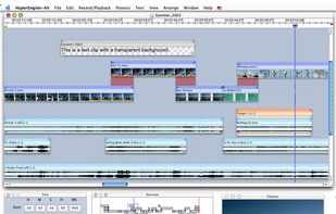 Video & Audio clips can be edited, arranged, stacked, and processed to produce amazing videos and sounds. There is no track limit because. . . there are no tracks! With HyperEngine-AV there is simply no learning curve, you learn as you go, and you can get all the fun of creating any multimedia pieces without the hassle of tedious and cons-intuitive software interface.