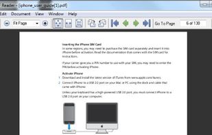SlimPDF Reader screenshot 1